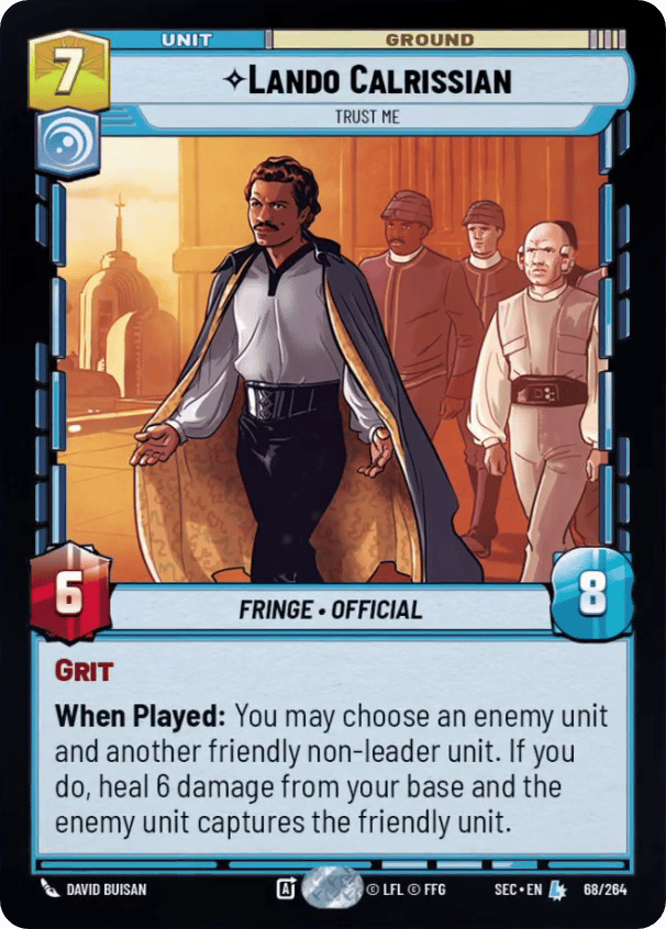 ⟡ Lando Calrissian, Trust Me