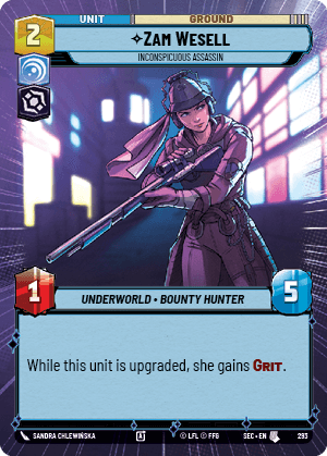 ⟡ Zam Wesell, Inconspicuous Assassin