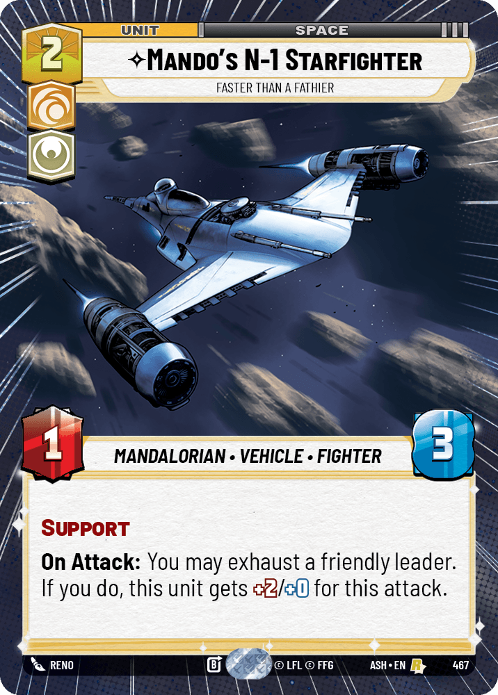⟡ Mando's N-1 Starfighter, Faster than a Fathier