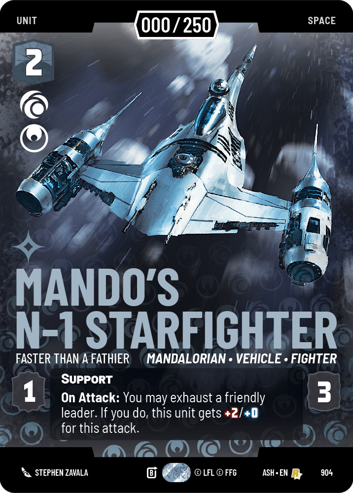 ⟡ Mando's N-1 Starfighter, Faster than a Fathier