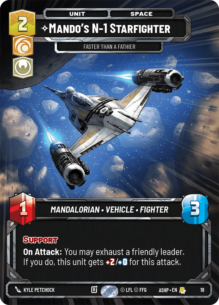 ⟡ Mando's N-1 Starfighter, Faster than a Fathier