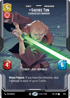⟡ Saesee Tiin, Courageous Warrior