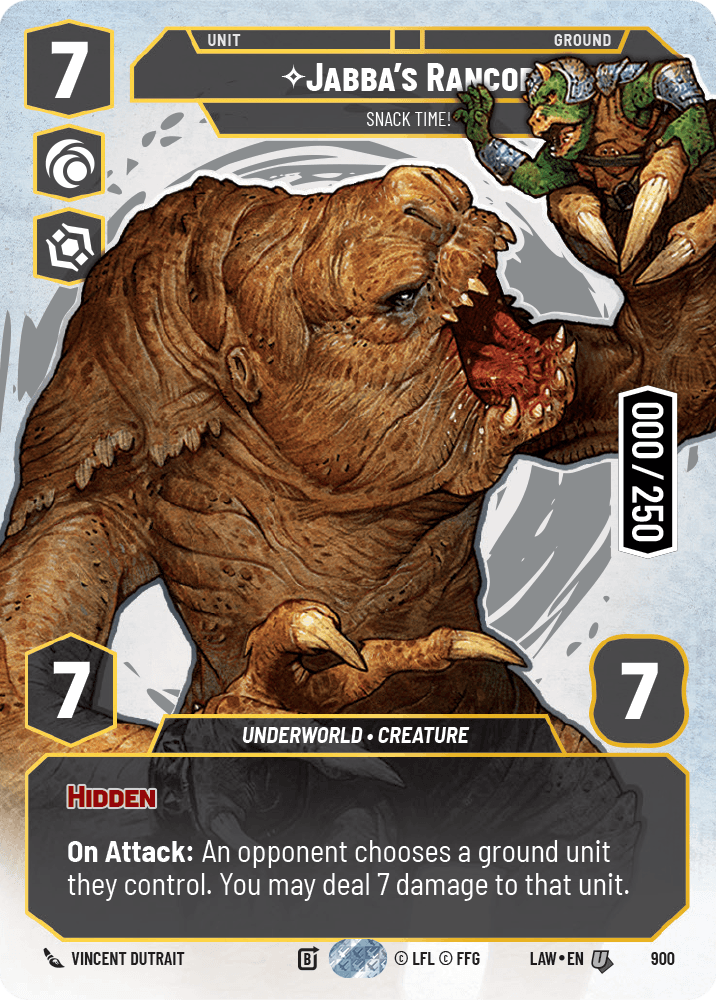 ⟡ Jabba's Rancor, Snack Time!