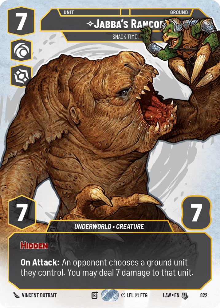 ⟡ Jabba's Rancor, Snack Time!