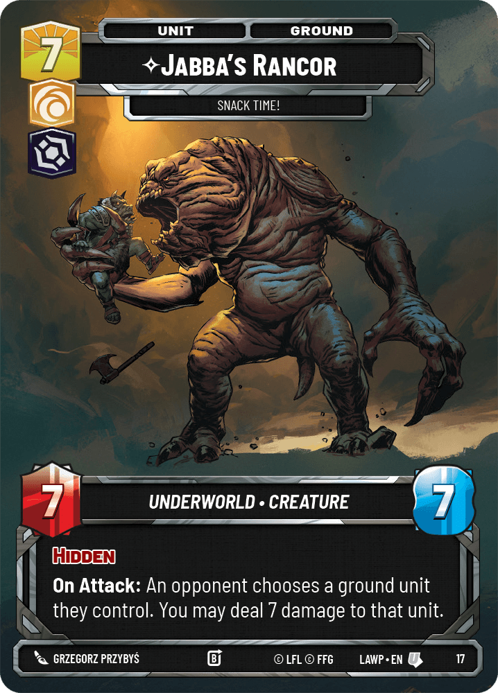 ⟡ Jabba's Rancor, Snack Time!