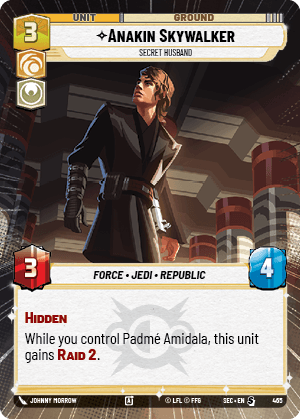 ⟡ Anakin Skywalker, Secret Husband