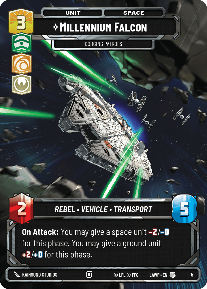 ⟡ Millennium Falcon, Dodging Patrols