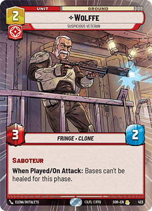 ⟡ Wolffe, Suspicious Veteran