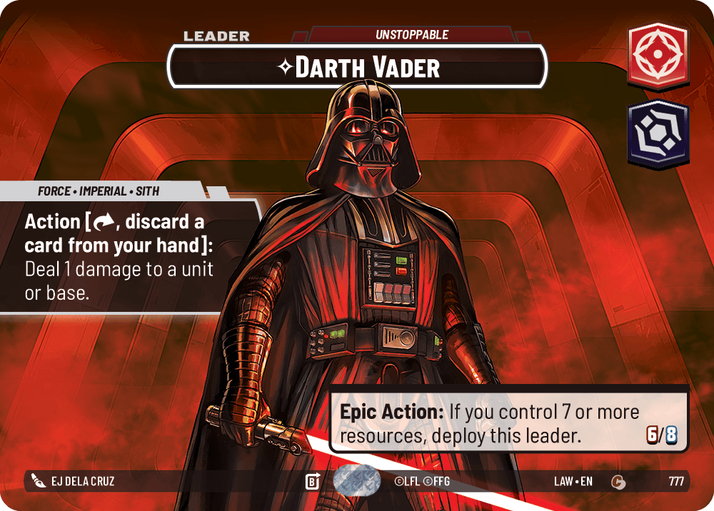 ⟡ Darth Vader, Unstoppable