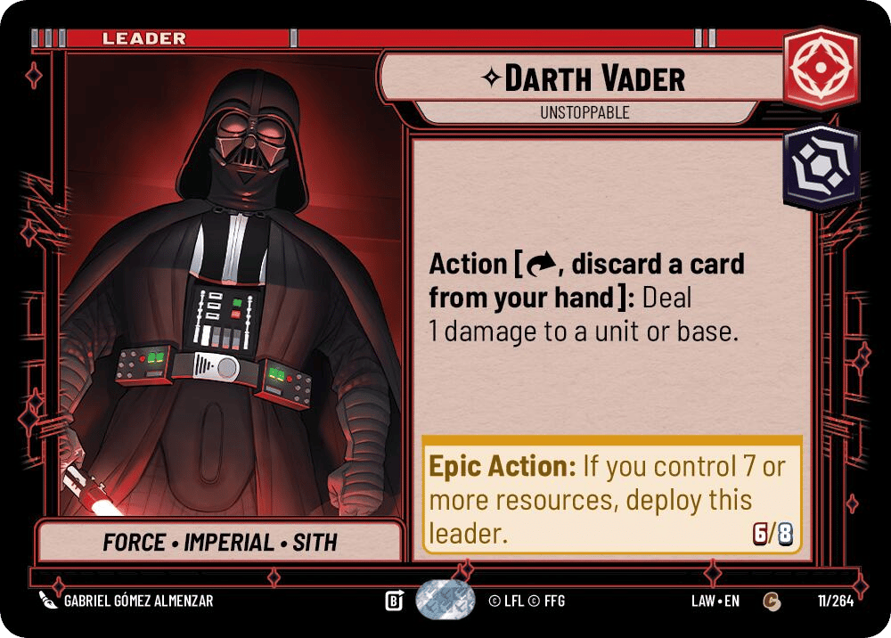 ⟡ Darth Vader, Unstoppable