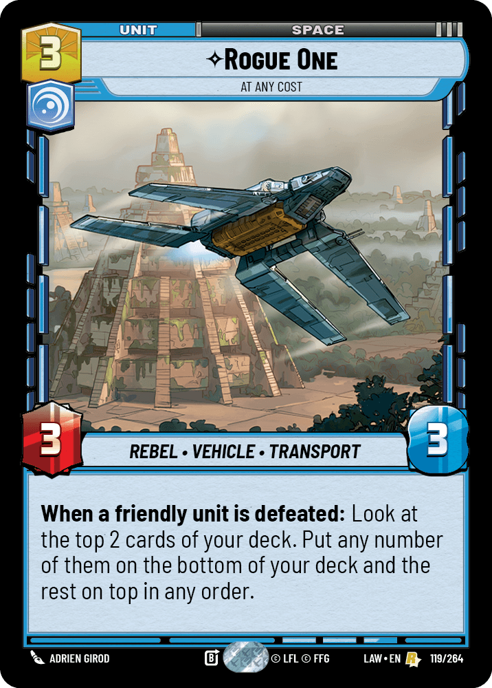 ⟡ Rogue One, At Any Cost