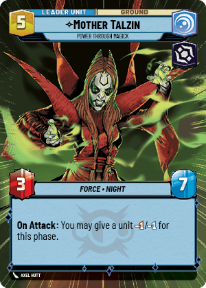 ⟡ Mother Talzin, Power Through Magick (back)