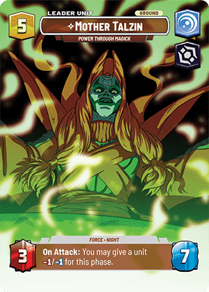 ⟡ Mother Talzin, Power Through Magick (back)
