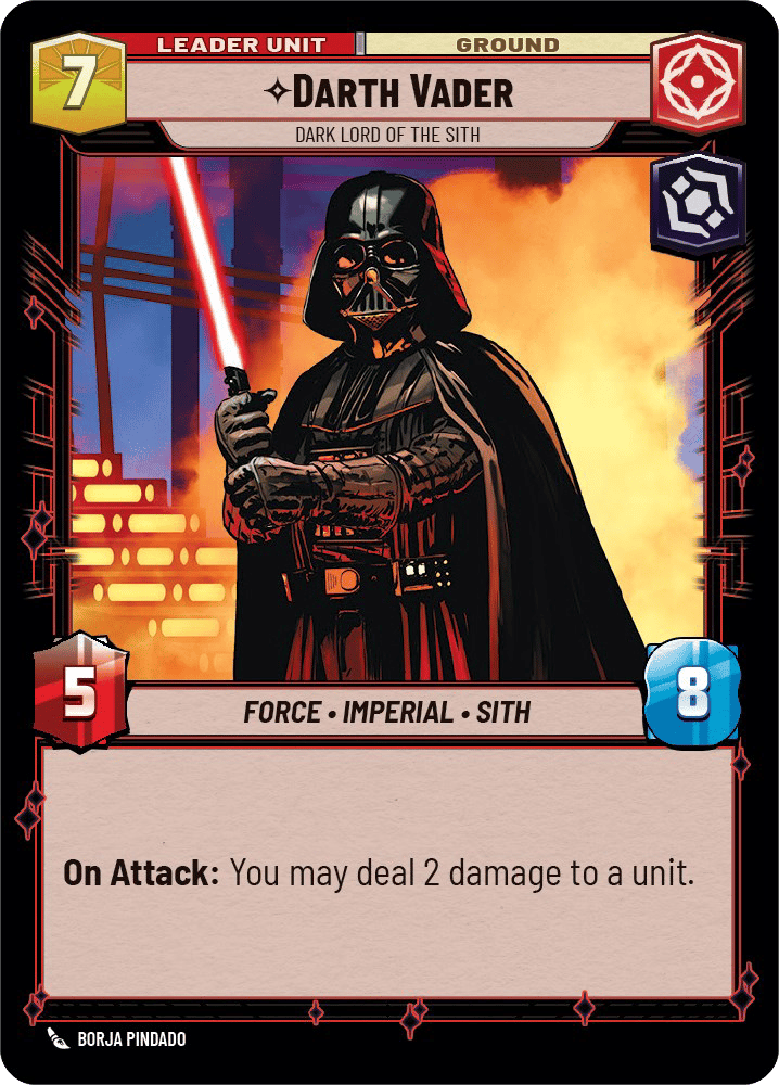 ⟡ Darth Vader, Dark Lord of the Sith (back)