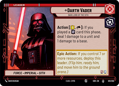 ⟡ Darth Vader, Dark Lord of the Sith