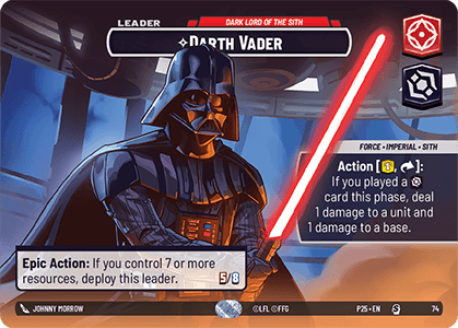 ⟡ Darth Vader, Dark Lord of the Sith