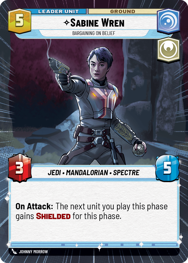 ⟡ Sabine Wren, Bargaining on Belief (back)