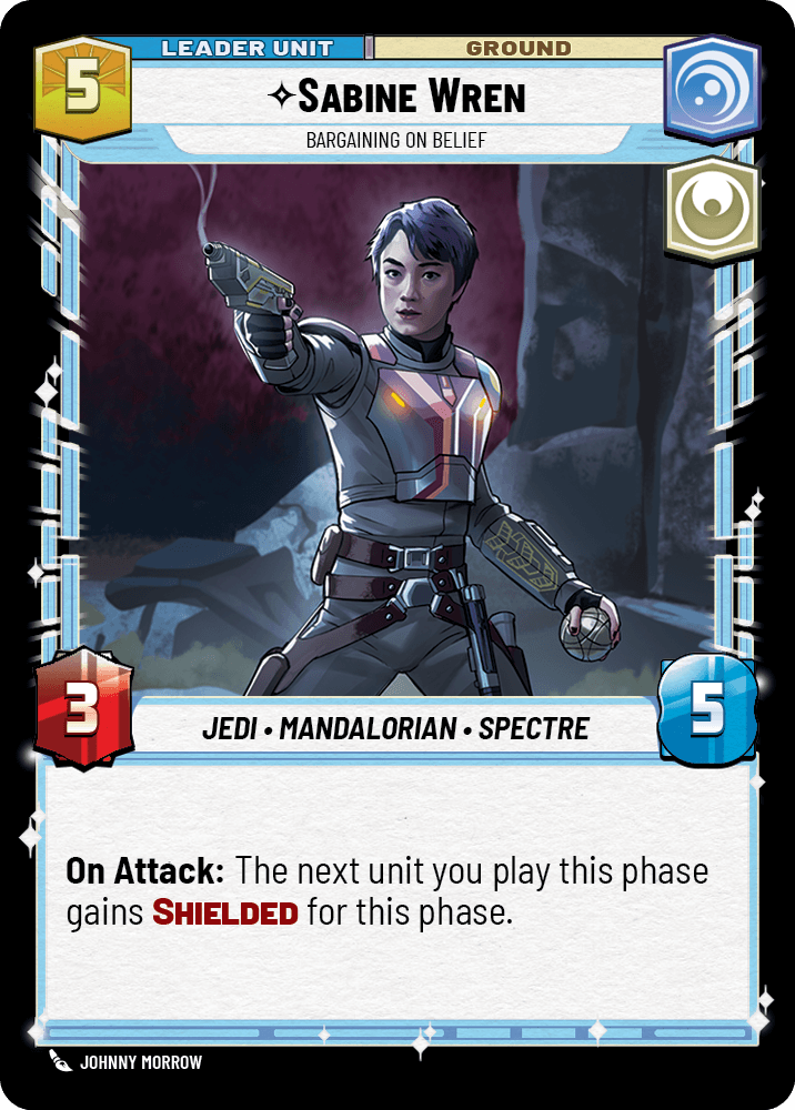 ⟡ Sabine Wren, Bargaining on Belief (back)