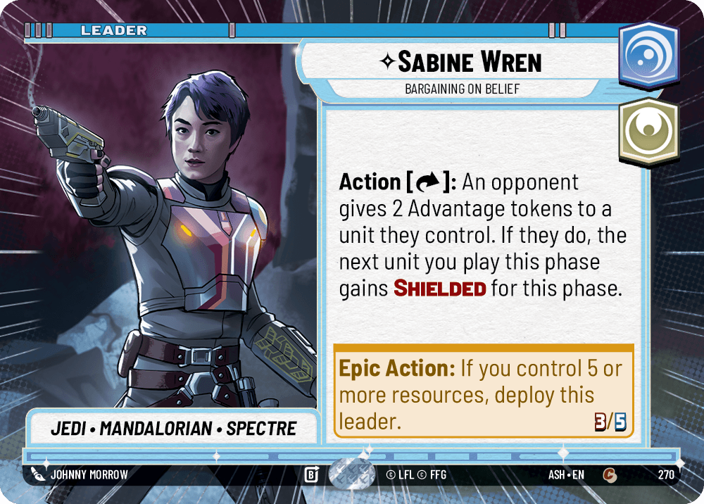 ⟡ Sabine Wren, Bargaining on Belief