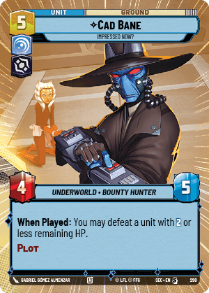 ⟡ Cad Bane, Impressed Now?
