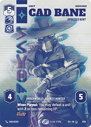 ⟡ Cad Bane, Impressed Now?
