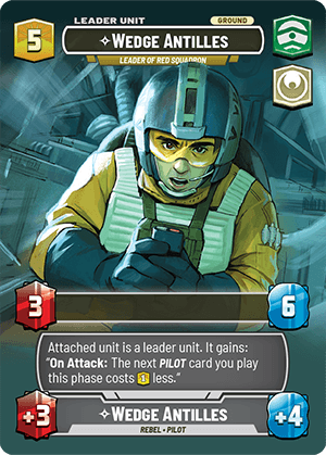 ⟡ Wedge Antilles, Leader of Red Squadron (back)