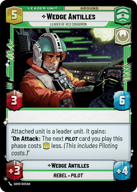 ⟡ Wedge Antilles, Leader of Red Squadron (back)
