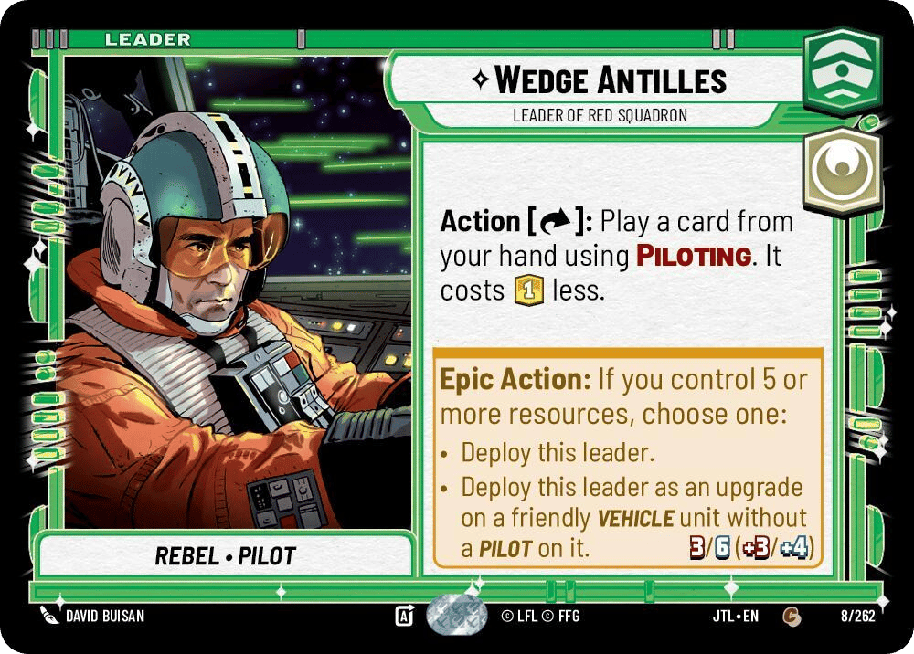 ⟡ Wedge Antilles, Leader of Red Squadron