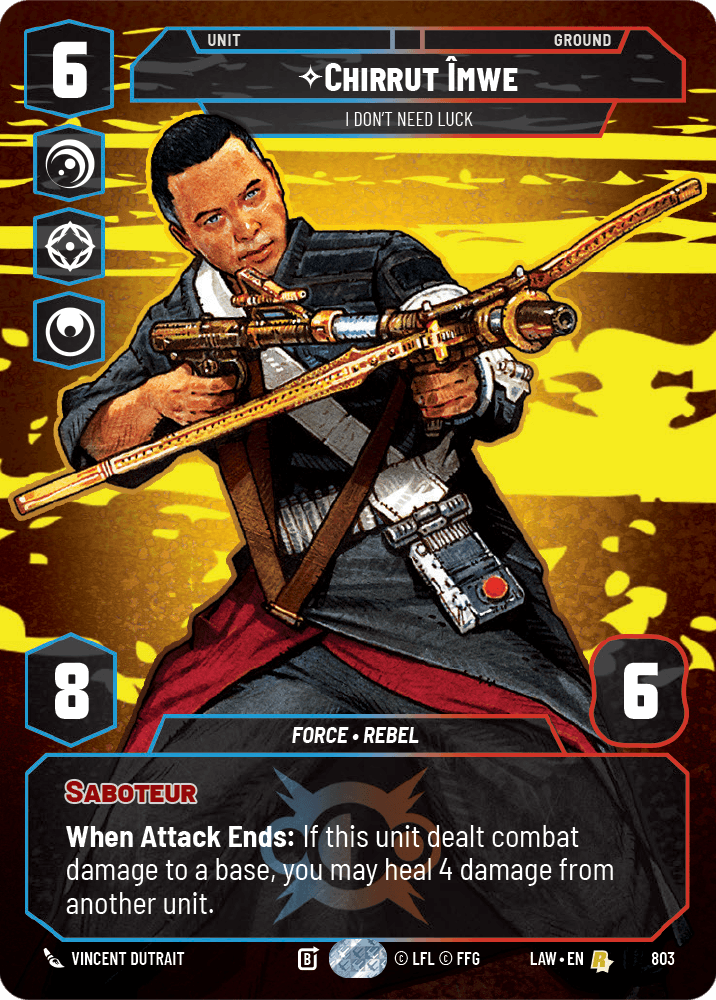 ⟡ Chirrut Îmwe, I Don't Need Luck