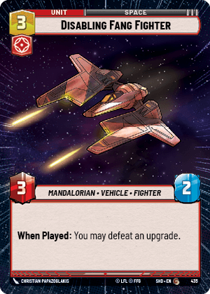 Disabling Fang Fighter
