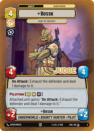 ⟡ Bossk, Hunt By Instinct