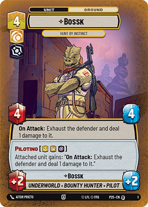 ⟡ Bossk, Hunt By Instinct