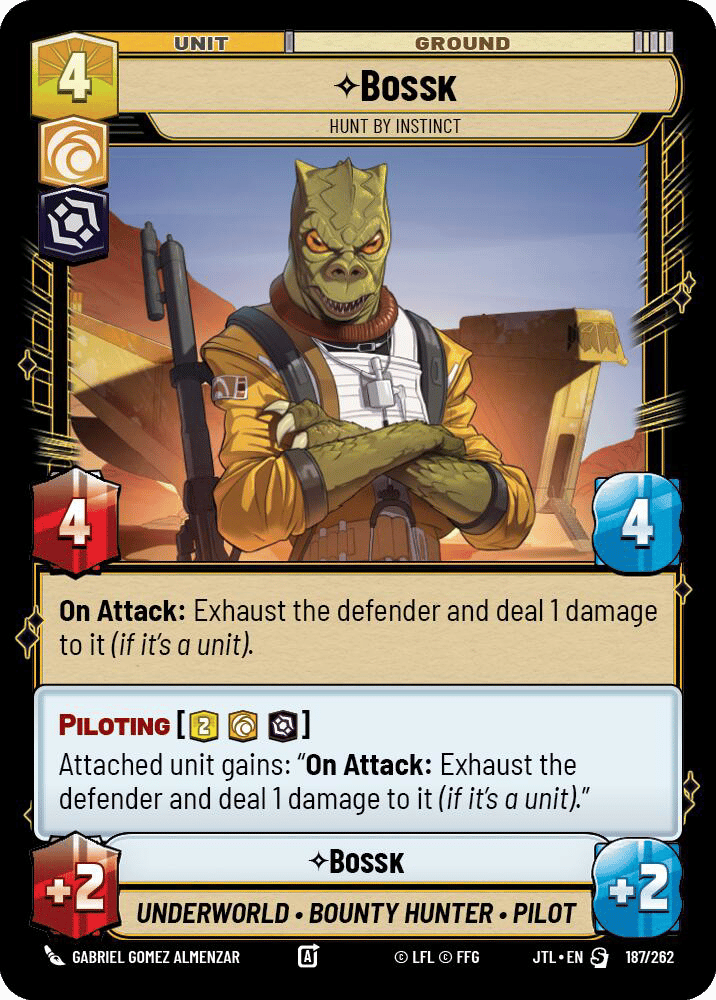 ⟡ Bossk, Hunt By Instinct
