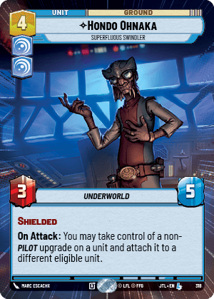 ⟡ Hondo Ohnaka, Superfluous Swindler
