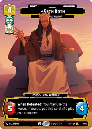 ⟡ Eeth Koth, Spiritual Warrior