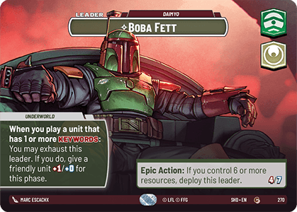 ⟡ Boba Fett, Daimyo