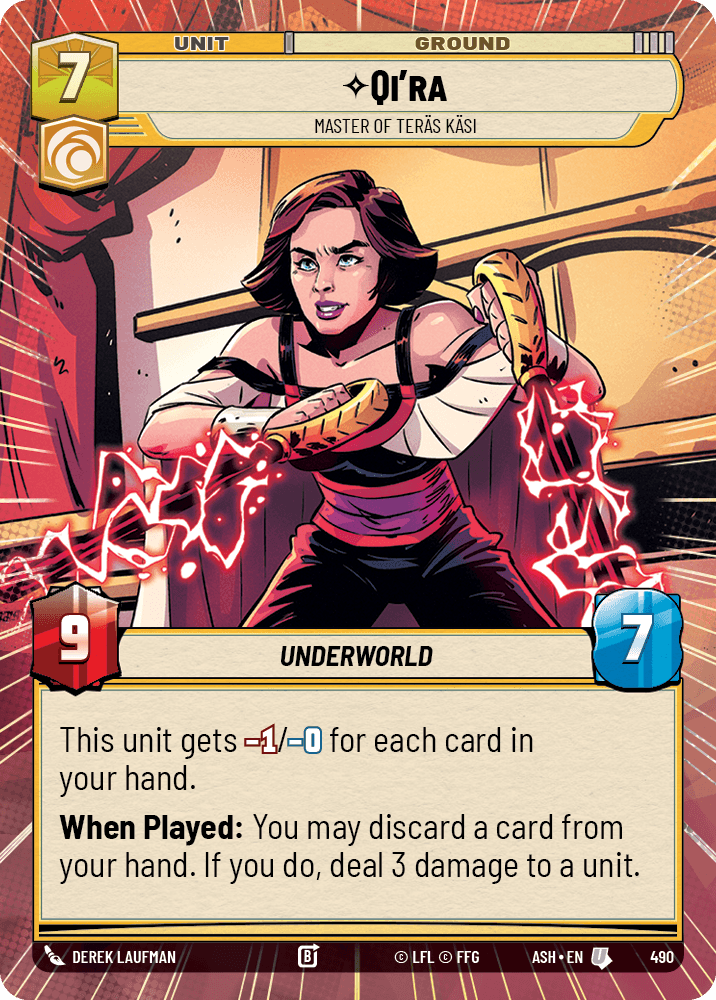 ⟡ Qi'ra, Master of Teräs Käsi