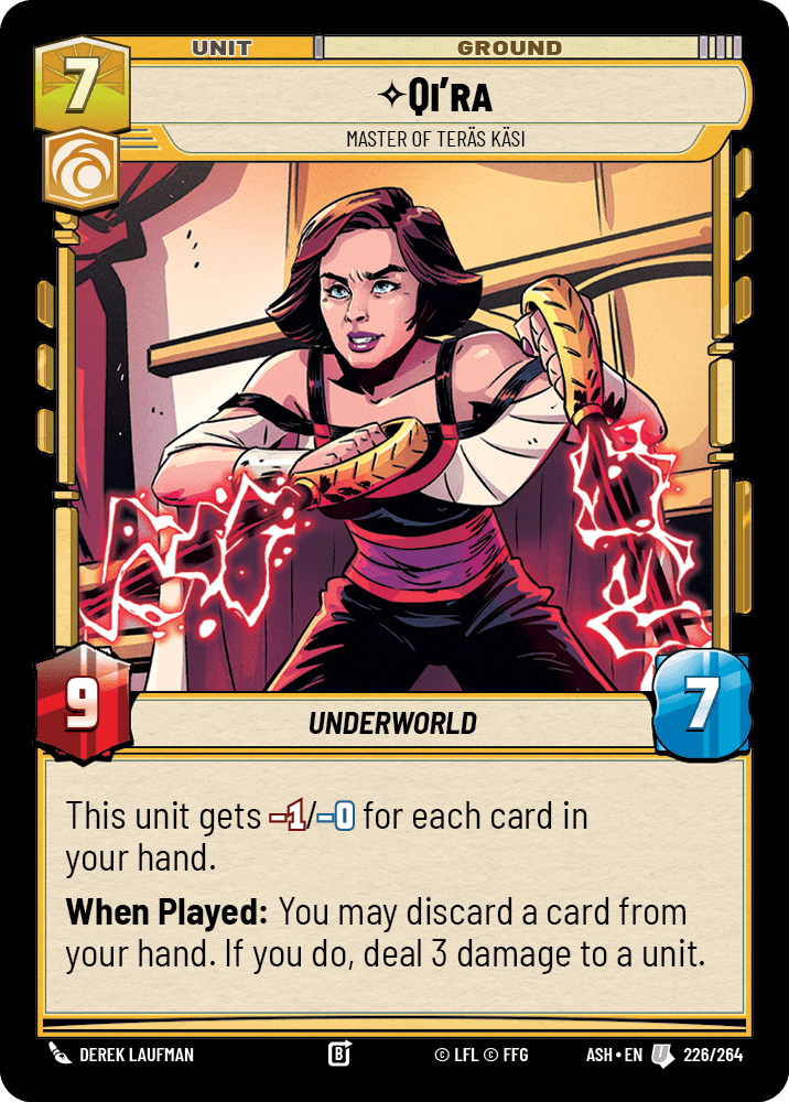 ⟡ Qi'ra, Master of Teräs Käsi