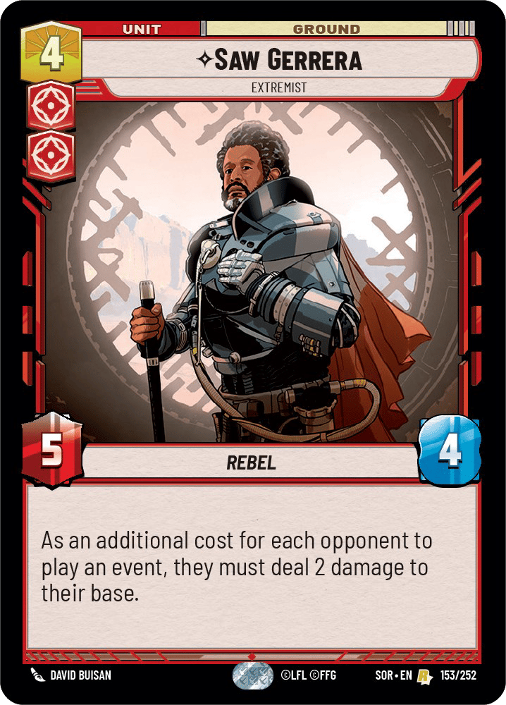 ⟡ Saw Gerrera, Extremist