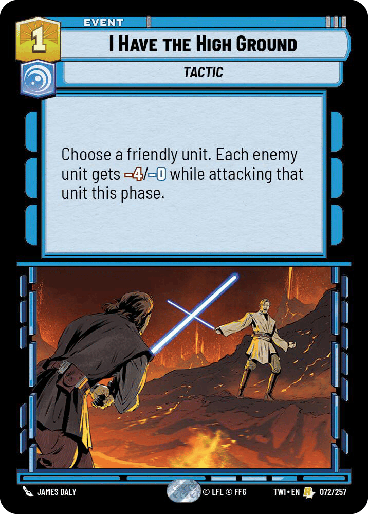 I Have the High Ground