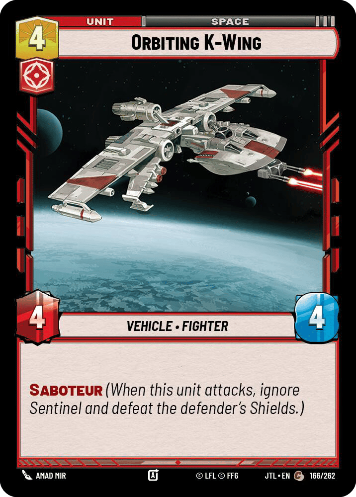 Orbiting K-Wing