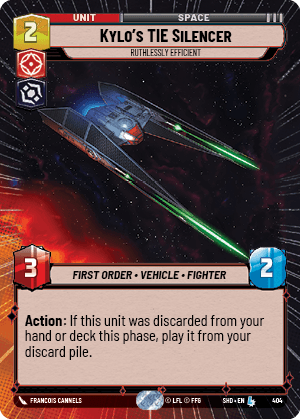 ⟡ Kylo's TIE Silencer, Ruthlessly Efficient