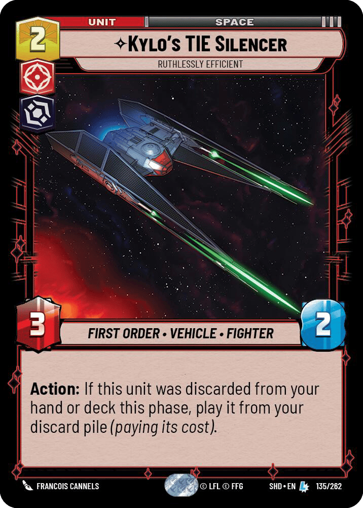 ⟡ Kylo's TIE Silencer, Ruthlessly Efficient