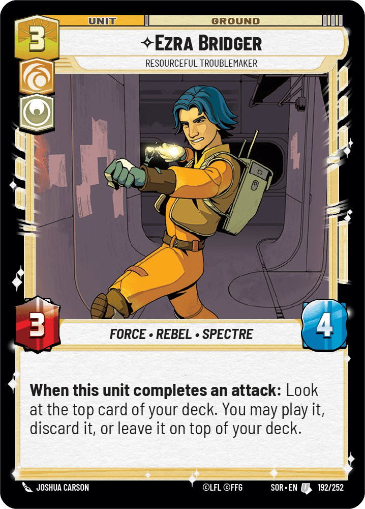 ⟡ Ezra Bridger, Resourceful Troublemaker