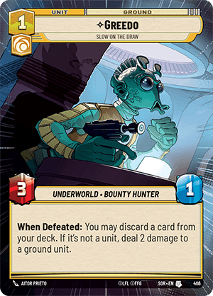 ⟡ Greedo, Slow on the Draw