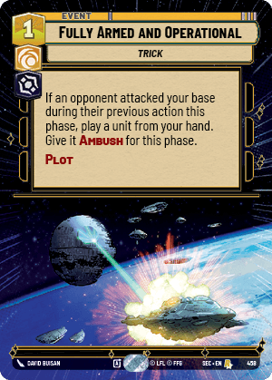 Fully Armed and Operational