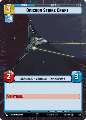 Omicron Strike Craft