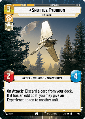 ⟡ Shuttle Tydirium, Fly Casual