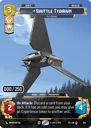 ⟡ Shuttle Tydirium, Fly Casual