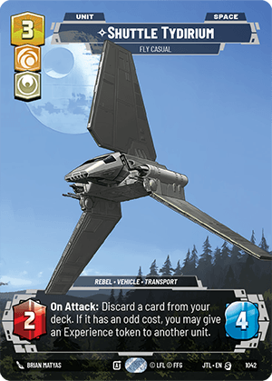 ⟡ Shuttle Tydirium, Fly Casual